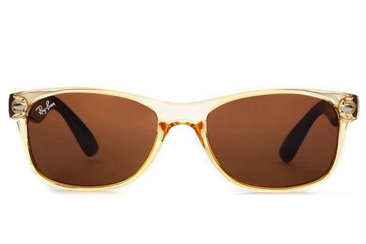 Ray Ban RB2132 Wayfarer Sunglasses Gold/Brown