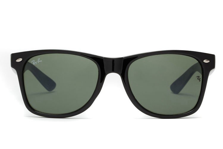 Ray Ban RB2140 Original Wayfarer Sunglasses Black/Light Green