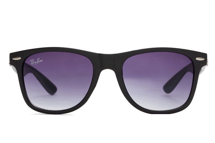 Ray Ban RB2140 Original Wayfarer Sunglasses Black/Light Purple