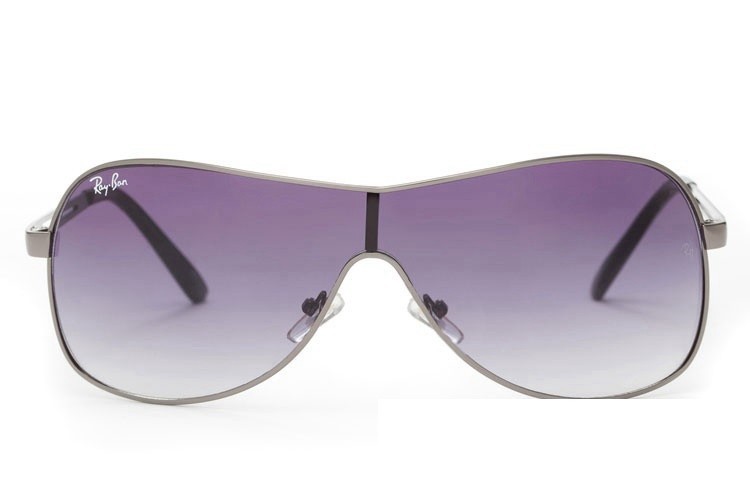 Ray Ban RB3466 Highstreet Sunglasses Gray/Light Purple Gradient
