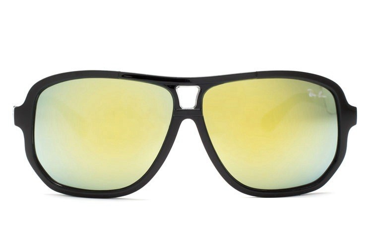 Ray Ban RB5819 Highstreet Sunglasses Black/Light Green