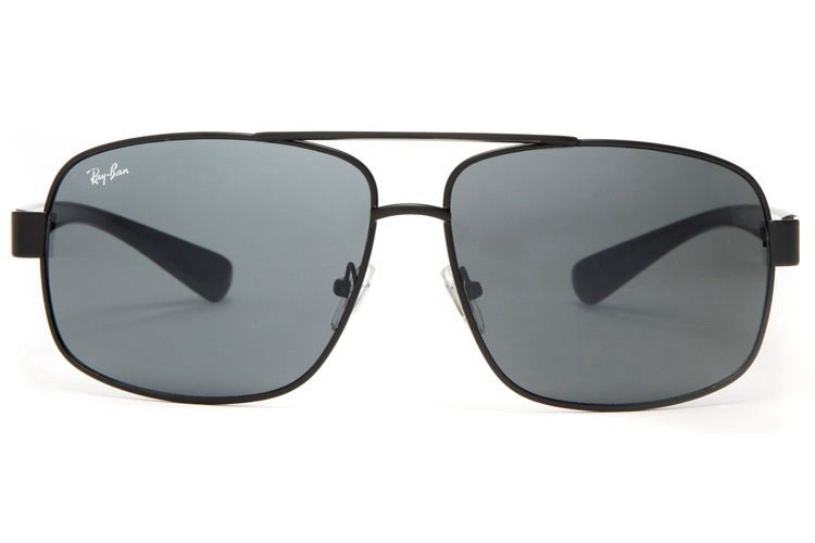 Ray Ban RB8813 Aviator Sunglasses Black/Gray