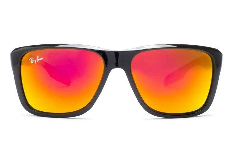 Ray Ban RB9122 Justin Sunglasses Black/Orange