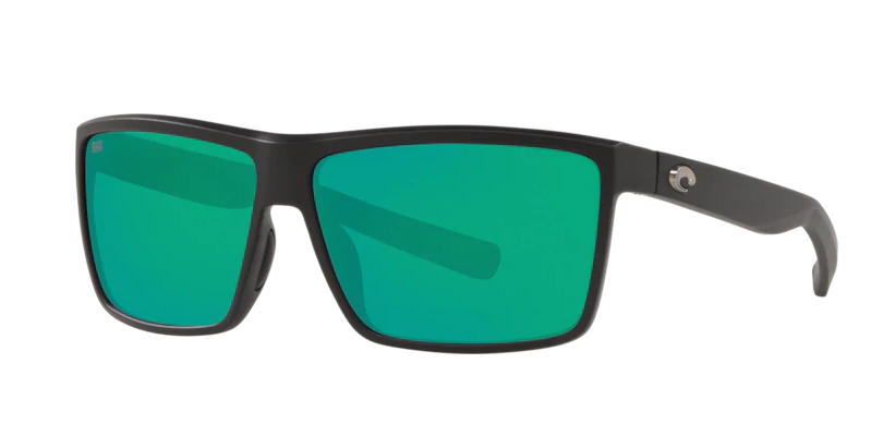 Costa Rinconcito Mens Sunglasses Matte Black/Green Mirror