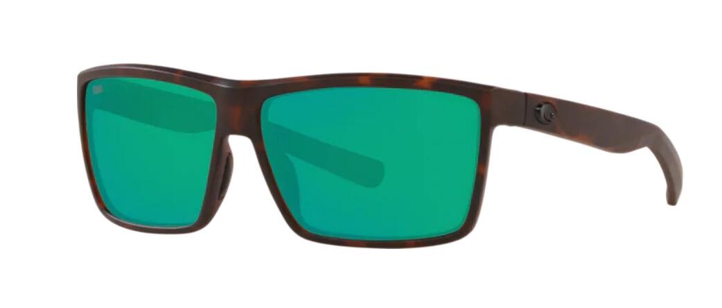 Costa Rinconcito Mens Sunglasses Matte Tortoise/Green Mirror