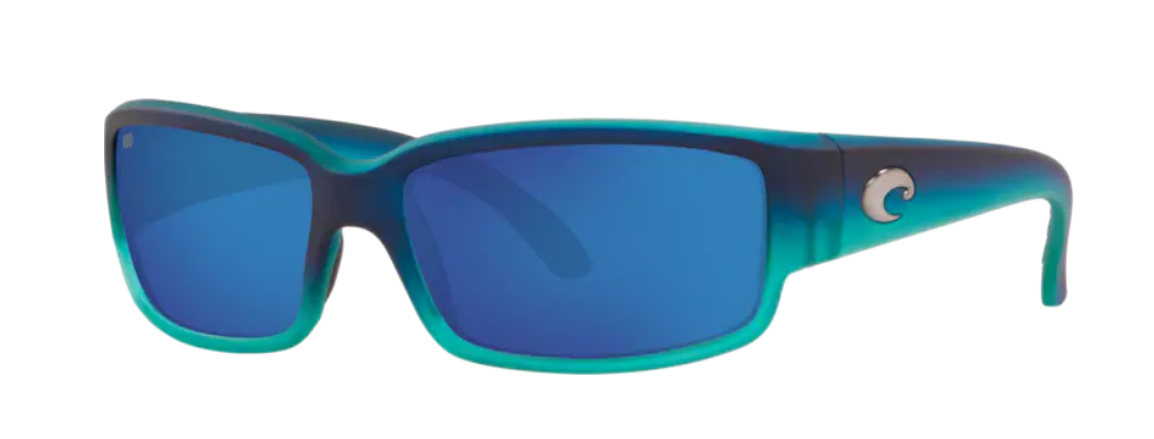 Costa Caballito Mens Sunglasses Matte Caribbean Fade/Blue Mirror