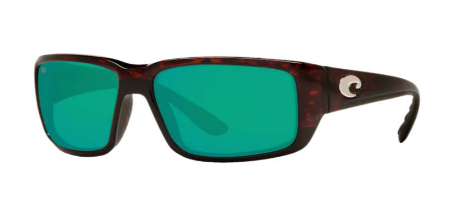 Costa Fantail Mens Sunglasses Tortoise/Green Mirror
