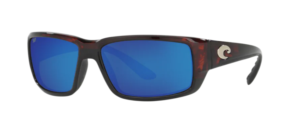 Costa Fantail Mens Sunglasses Tortoise/Blue Mirror