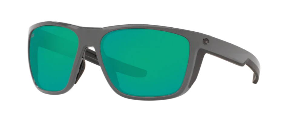 Costa Ferg Mens Sunglasses Matte Gray/Green Mirror