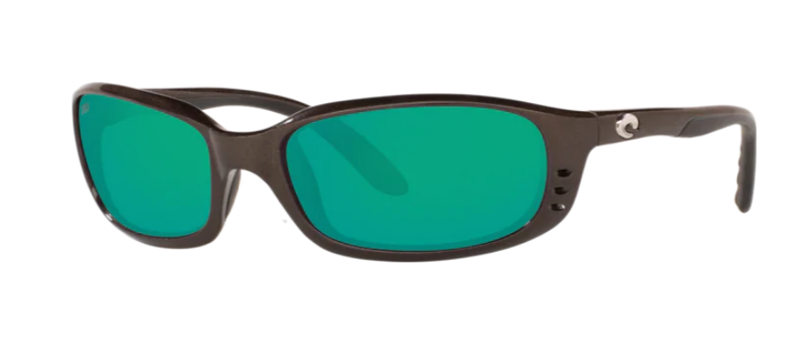 Costa Brine Mens Sunglasses Gunmetal/Green Mirror