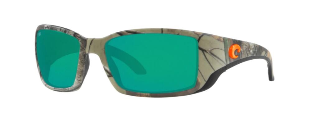Costa Blackfin Mens Sunglasses Realtree Xtra Camo Orange Logo/Green Mirror