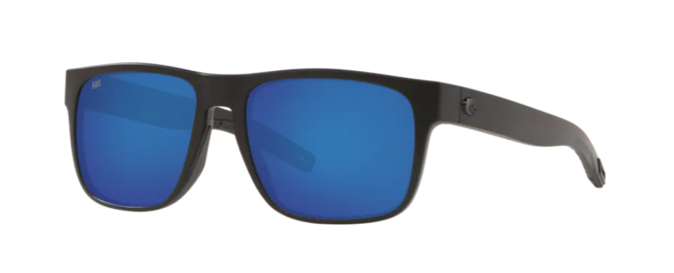 Costa Spearo Mens Sunglasses Blackout/Blue Mirror