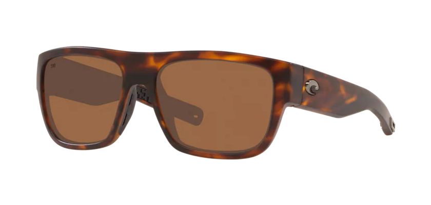 Costa Sampan Mens Sunglasses Matte Tortoise/Copper