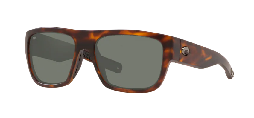 Costa Sampan Mens Sunglasses Matte Tortoise/Gray
