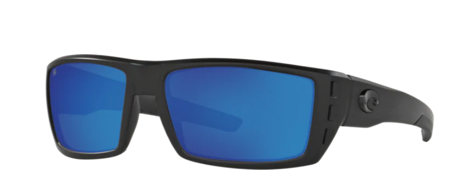 Costa Rafael Mens Sunglasses Blackout/Blue Mirror