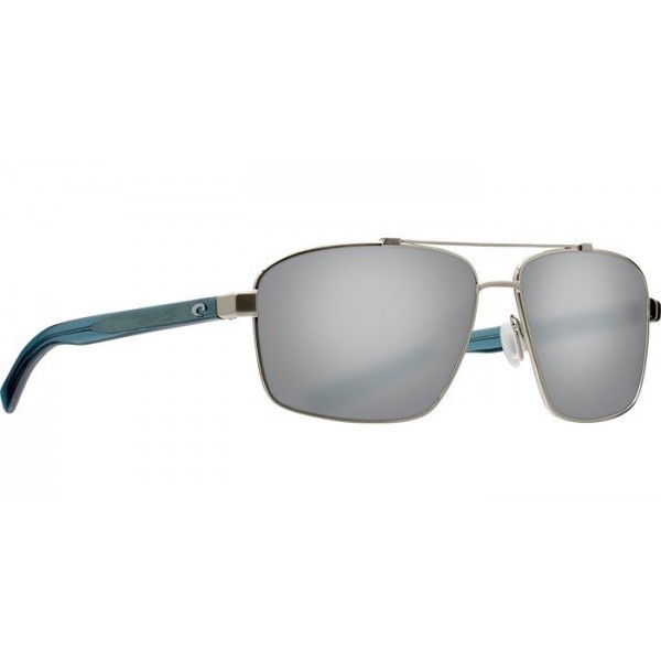 Costa Flagler Brushed Silver Sunglasses