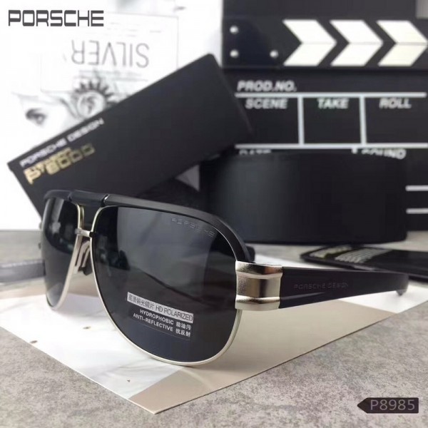 Porsche Design P8985 Sunglasses Black White