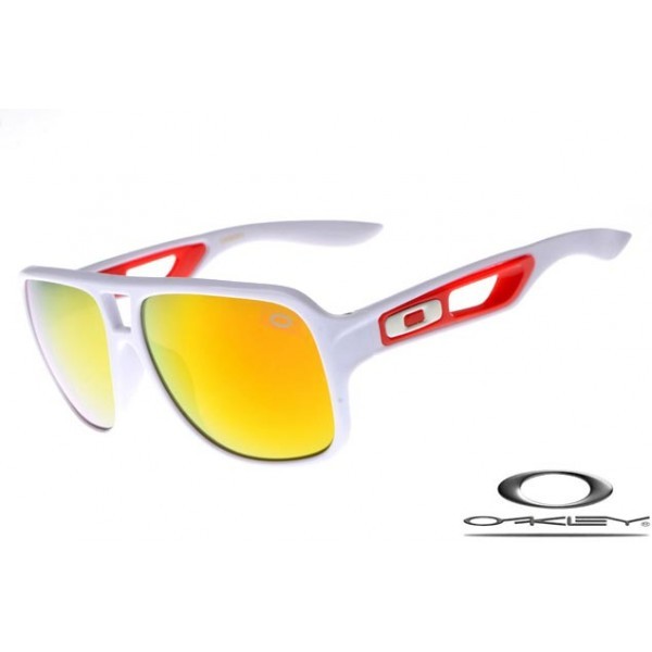 Oakley Dispatch II Sunglasses Polishing White Frame Yellow Iridium Lens OAKLEY20156194