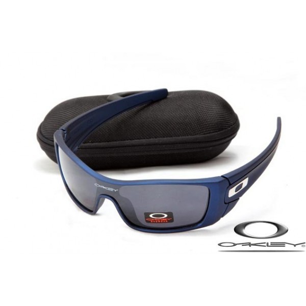 Oakley Batwolf Sunglasses Matte Blue / Gray