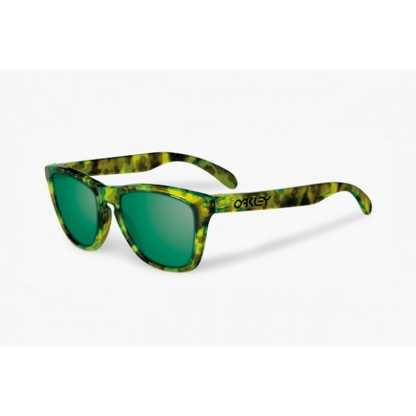  Oakleys frogskins Camo Frame Green Lens O8004
