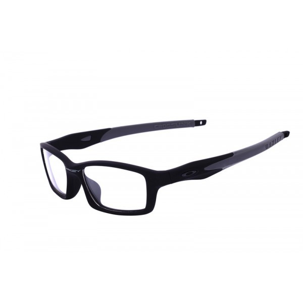 Oakley Crosslink Sunglasses Black Gray Frame Transparent Lens