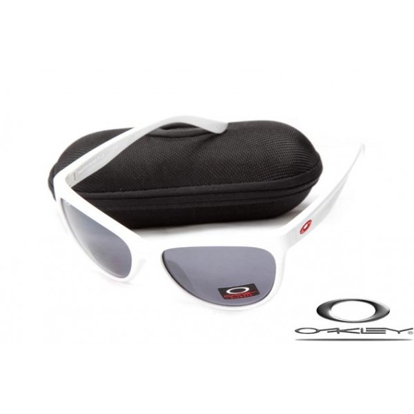 Oakley Fringe Women Sunglasses White Frame Gray Lens OAKLEY20156442