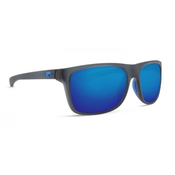 Costa Remora Matte Crystal Smoke Blue Logo Sunglasses