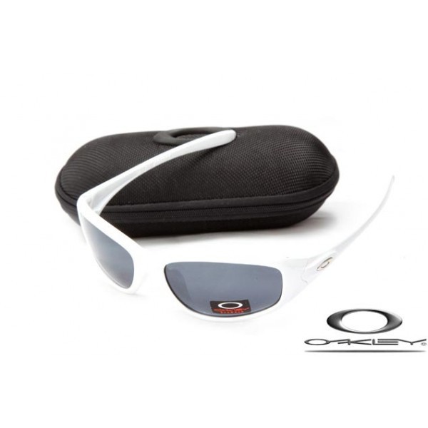 Oakley Encounter Women Sunglasses White Frame Gray Iridium Lens OAKLEY20156229