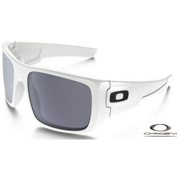 Oakley Crankshaft Sunglasses white Frame Grey Lens