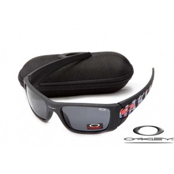 Wholesale Oakley Fuel Cell Sunglasses Reluster Black Frame Black ash Lens For Sale