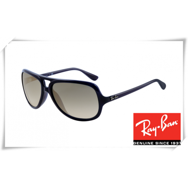 Ray Ban RB4162 Sunglasses Black Frame Light Grey Gradient Lens