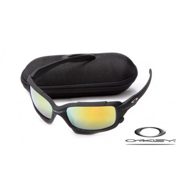 Oakley Jawbone Sunglasses Black Frame Yellow Iridium Lens OAKLEY20156069
