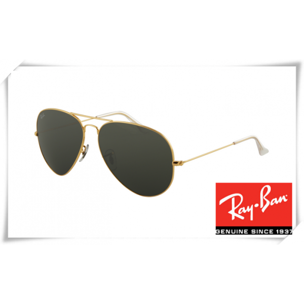 Ray Ban RB3025 Aviator Sunglasses Arista Frame G-15XLT Lens