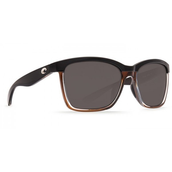 Costa Anaa Shiny Black On Brown Sunglasses