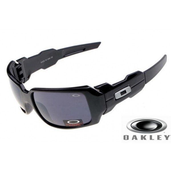  Oakley Oil Drum Sunglasses Black Frame Gray Lens OAKLEY201567333