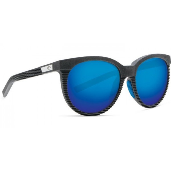 Costa Victoria Net Gray With Blue Rubber Sunglasses