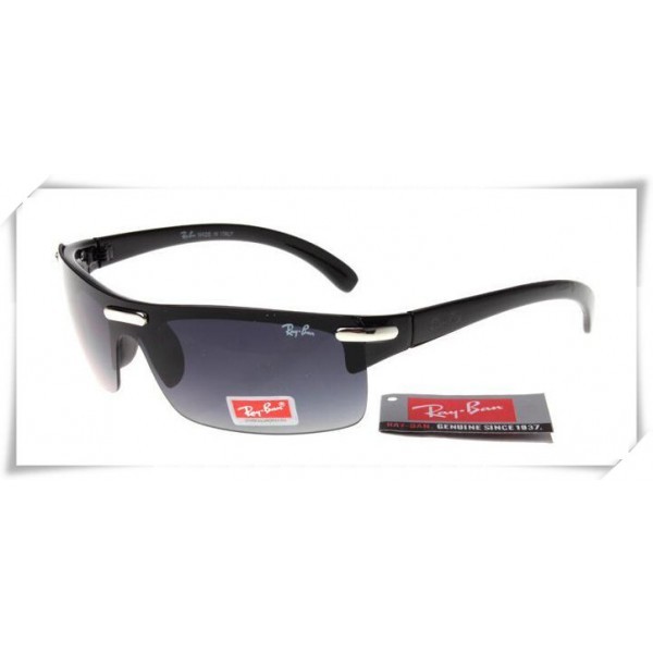 Ray Ban RB1065 Sunglasses Black Frame Grey Gradient Lens