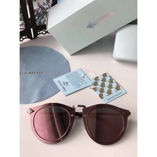 Men's Women's Karen Walker Fashion Eyewear Dark Red