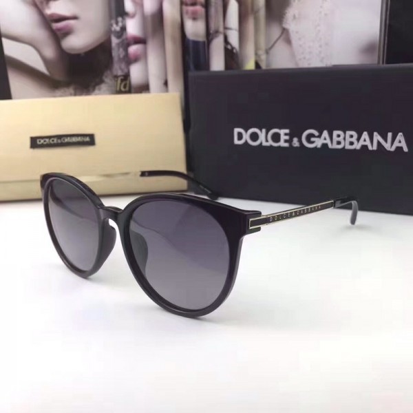 Womens Dolce amp; Gabbana Sunglasses Dark Black