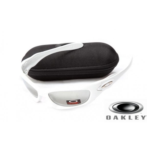  Oakley Monster Dog sunglasses Polishing White Frame Silver Lens OAKLEY201567406