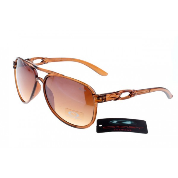 Oakley Women Daisy Chain Aviator Sunglasses Polishing Brown Frame Brown Gradient Lens
