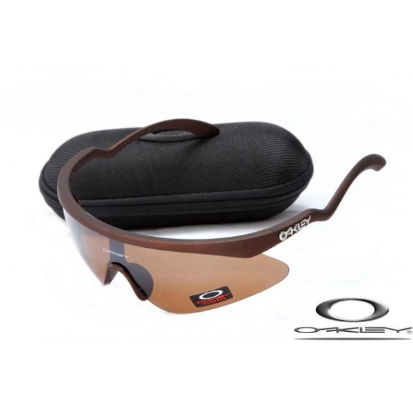 Oakley Razor Blade Sunglasses Brown Frame Brown Iridium Lens OAKLEY20156291