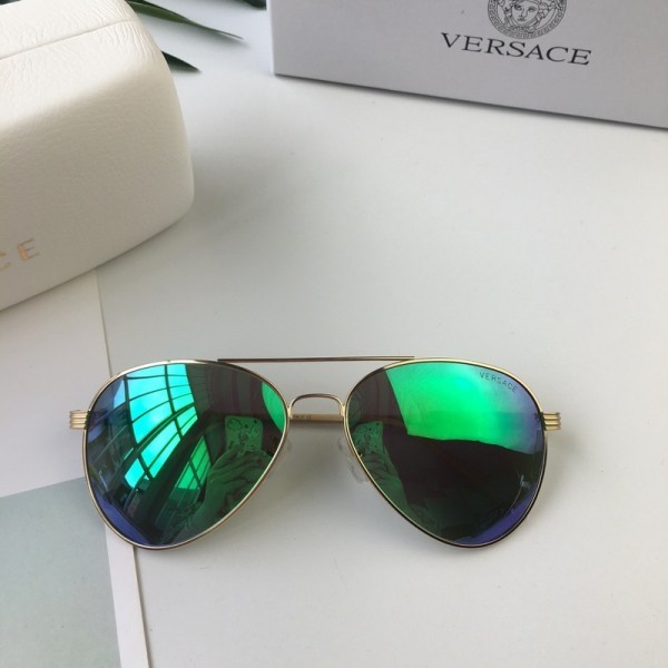 Men's Women's Versace Polarized Sunglasses Olive Green