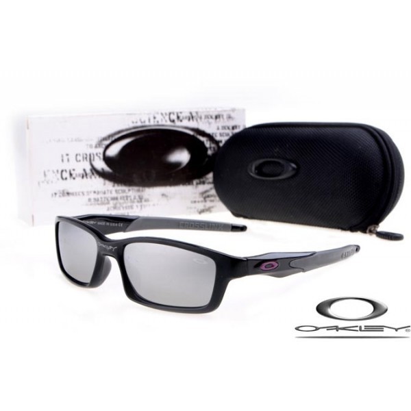 Oakley Crosslink Sunglasses Black Grey / Silver