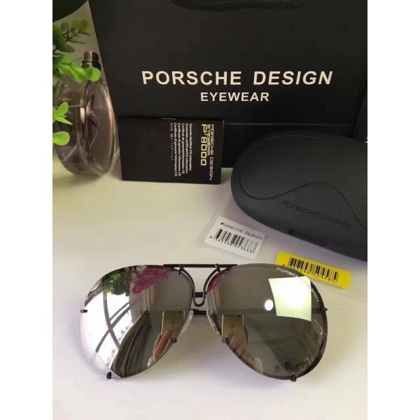 Mens Womens Porsche Design Sunglasses P8478 Black White