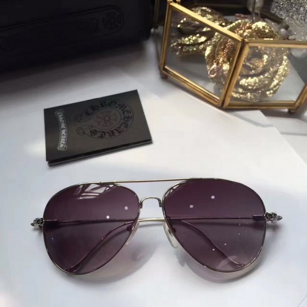 Men's Women's Chrome Hearts Polarized Eyewear Purple Lenses