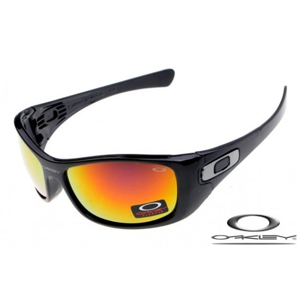 Oakleys Hijinx Sunglasses Polishing Black Frame Fire Yellow Iridium Lens OAKLEY20156274