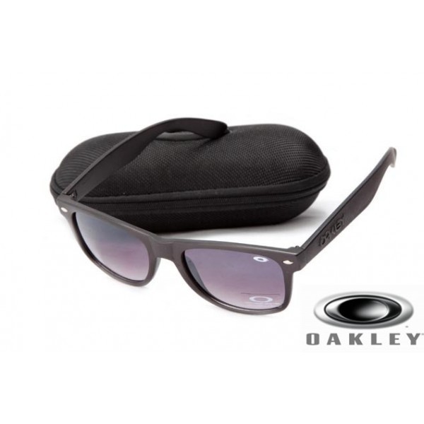  Oakley Frogskins Sunglasses Black Frame Violet Lens OAKLEY201567359