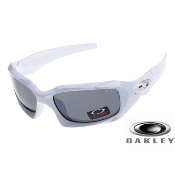  Oakley Pit Boss Sunglasses White Frame Gray Lens OAKLEY201567427