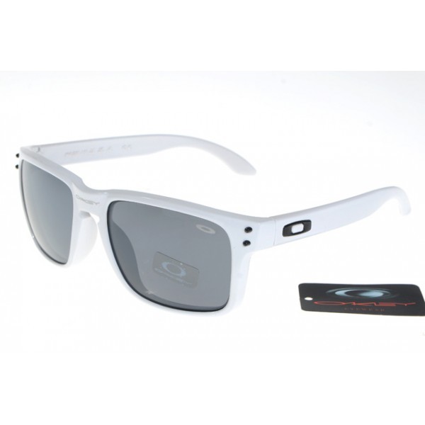 Oakley Holbrook Sunglasses White Frame Gray Lens